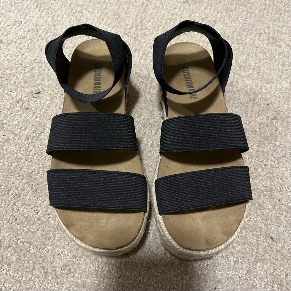 Black “Kimmie” Sandals